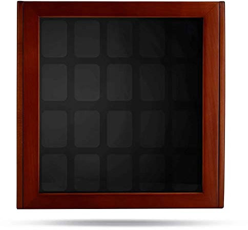 Rosenholzsammlervitrine für 20 Zippos