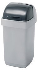 Addis 9573 Roll Top Bin Metallic 10Lt