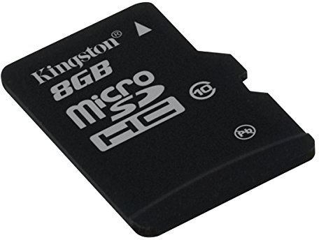 KINGSTON 8GB microSDHC Card Class 10 Single Pack w