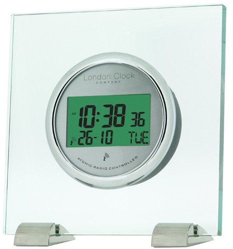 Radio Controlled Digital Glass Alarm Clock