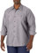Red Kap Herren Industrial Work Shirt, Regular Fit, Long Sleeve Button-Down-Arbeitshemd, Silbergrau, L