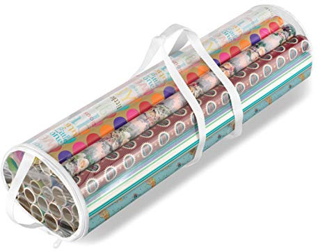 Whitmor Transparente Aufbewahrungsrollen mit Reißverschluss, 25 Stück (1 Stück), transparent