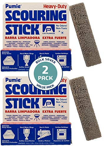 U.S. Pumice HDW-12 Pumie Scouring Stick, 2 Pack by U.S. Pumice