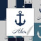 GRAZDesign Fliesenaufkleber Bad & Küche Maritim mit Anker in blau, Klebefliesen selbstklebend (10 Stück, 10x10cm)