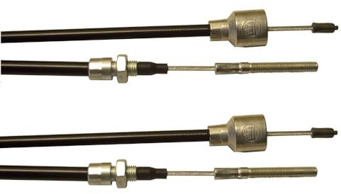 FKAnhängerteile 2 x BPW Bremsseil 05.089.33.86.0 Hüllenlänge:1430 mm - Gesamtlänge: 1655 mm