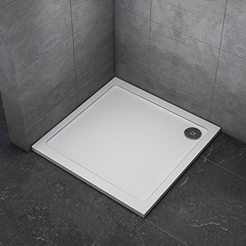 Piatto Doccia 90x90cm Quardato UltraSlim 3cm In Pietra Artificiale Extra Rinforzato
