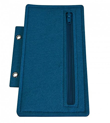 Spatzenland Abheftmäppchen aus Filz - Türkis