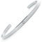 BERGERLIN Herz Armreif – Herz Armband aus Edelstahl in Silber