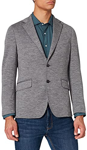 Hackett London DBLE FACE Jersey JKT, 945GREY, 50