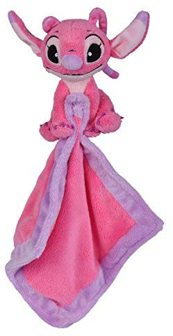 Stitch Angel Doudou Mouchoir Rose 40 cm