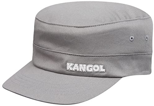 Kangol Herren Cotton Twill Army Cap Baskenmütze, Silber, L/XL