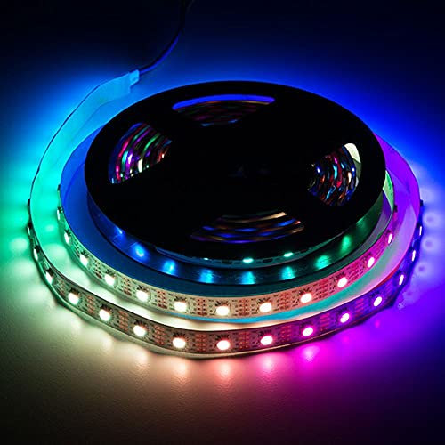 5M LED Strip Light 12v RGB Colour Changing Rainbow Multicolour Tape Self Adhesive Indoor Interior Campervan Motorhome RV Boat Kitchen Party Cabinet Lights (IP00 - RGB)