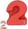 Kuchenform Zahlen Silikon Backform Zahlen Groß 3D Number Cake Backform Anzahl 2 DIY Kindergeburtstag Hochzeit Jubiläum Geburtstagstorte Zahlenbackform