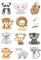 12 Bügelbilder Tiere für Textilien Kinder Aufbügler Applikationen Bügelbild selbst bedrucken Kleidung T-Shirt Jeans Taschen Löwe Tiger Affe Elefant Panda Bügelfolie zum aufbügeln