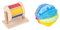 Adena Montessori Baby-Spielzeug-Set mit Montessori-Spiegel, Peekaboo-Knopf-Puzzle, mittlerer Dreh-Trommel und Regenbogen-Stoffball-Kit Spielzeug für Kleinkinder im Alter von 6-12 Monaten (Spielset 3)