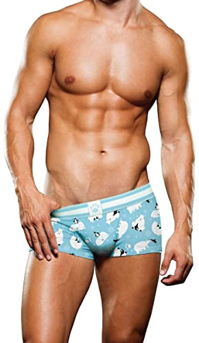 Prowler Winter Animals Trunk/Boxers XXL - Classic Paw Logo - UK Size 36-38 - Comfortable and Stylish Blue
