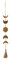 -Mondphasen-Wandbehang, Boho-Bauernhaus-Perlen-Mond-Girlande mit Quaste, Wanddekoration,
