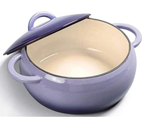 Casseruola in Ceramica Casseruola in Terracotta Pirofila da forno smaltata in porcellana Ghisa Inossidabile Coperchio bombato autoadescante Conserva l'umidità durante la cottura Ideale for arrosti Stu