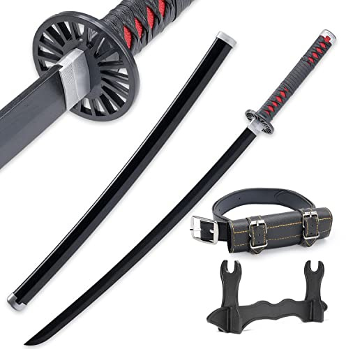 Cold Blade Anime-Schwert – 104,1 cm lange Anime-Katana-Replik mit Gürtel und Ständer – Robustes Schwert, perfekt für Cosplay – Schwert mit authentischem Design