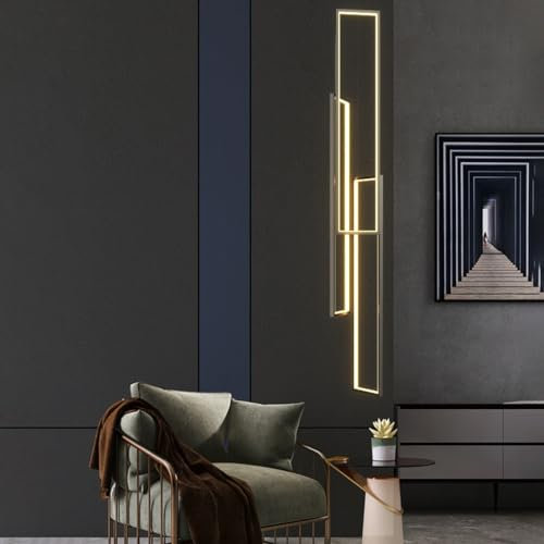 PANNN Pendelleuchte Moderne Hängeleuchte Dimmbare LED Pendelleuchte Mit Fernbedienung Höheverstellbar Lüster 100W Dekoratives Kronleuchter Für Villa Treppe Wohzimmer Esszimmer Pendellampe, 3 Lights