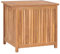 Mengtu Gartenbox mit Ausreichend Stauraum Gartentruhe Kissenbox Auflagentruhe Garten Aufbewahrungsbox Auflagenbox Holztruhe 60x50x58 cm Massivholz Teak Gartenmöbel