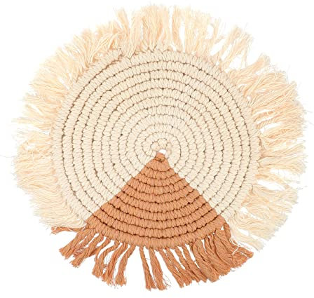 Cabilock Cotone Per Tazze Sottobicchiere Da Tè Lavorato A Maglia Protezione Per Tavolo Da Cucina Arredamento Per La Casa Morbido