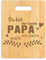 Regalo per papà, regalo per la festa del papà, regalo di compleanno per papà, tagliere in bambù con testo stampato, regalo per la festa del papà di figlia figlio, regalo di compleanno, papà del mondo