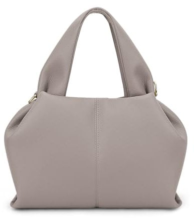 CHAMAIR Mini Handtasche Damen Umhängetasche Ledertasche Damen-Henkeltaschen Dumpling Crossbody Bag Moden PU Leder Geldbörse Handtaschen mit Abnehmbarer Schultergurt