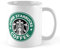 TYCLTY Nathan For You Dumb Star-bucks - Taza de café de cerámica de 11 onzas (blanco) (blanco), waYanl-3941, BZ305