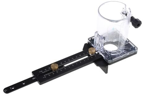 Portable Cutting Jig for Electric Trimming Machine Wood Router Milling Slotting Base Tools with Scale Trimming Machine