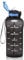ETDW Gourde de 750 ml avec marqueur de temps [Tritan sans BPA] - Anti-fuite - Avec paille et couvercle de fermeture - Pour le sport, la gym, le vélo, le yoga, les enfants - Noir