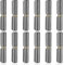 12 Piezas Bisagras de Barril Soldables, 6,35cm de Largo 1cm de Diámetro Resistentes Acero Desmontable Bisagras de Puerta para Puertas Batientes de Metal Rampas de Remolque Puertas de Vidrio