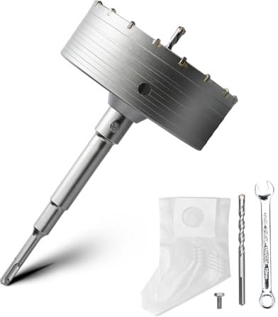 Set di punte da 160 mm con adattatore SDS plus 220 mm e punta di centraggio 8 x 110 mm, per muratura e calcestruzzo