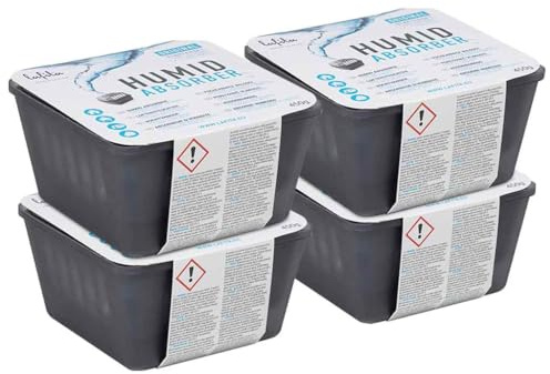 vidaXL Lafita Raumentfeuchter mit Nachfüllbeuteln 4 Stk. 450 g