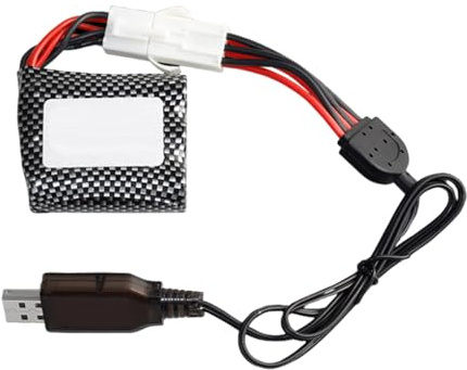 Kexpsogy Schnelllade USB Kabel Für 9 6 V Autobatterien 600 Lithium Aufladung Für Monsters Truck Car Toy