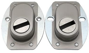 Sicherheits-Messing-Türzylinder, Zylinderschloss, Vordertürschloss, 1 Stück Edelstahl-Diebstahlschutzschloss Zylinderschloss CapLock-Schutz Schlüssellochstopfen Universal-Schließzylinder(Xhl 22mm)