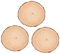TOYANDONA 3 Pièces tremplins de jardin tremplins tremplins pour enfants dalles tremplins ronds pavé de jardin pour la décoration pavé de jardin décoratif en bois