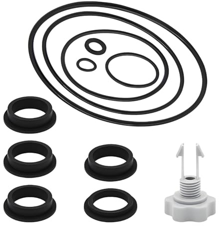 Pièces de Rechange pour Filtre a Sable 12 Pièces Joints Toriques et Valve de Purge D’air pour Pompe de Piscine Compatibles Système Filtre a Sable Modèle 25013