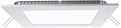 V-TAC 4830 22 W LED Panel Einbauleuchte viereckig 6000 Kelvin kaltweisses Licht weiss lackierter Rand VT-2200 SQ