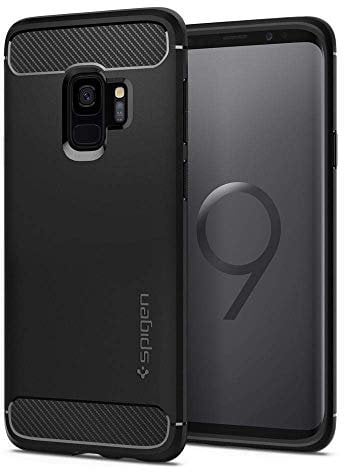 Spigen Rugged Armor Coque Compatible avec Samsung Galaxy S9 - Noir