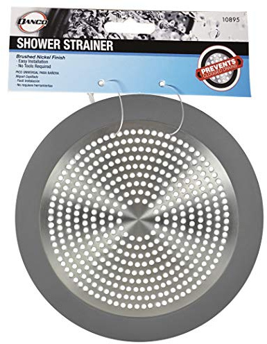 Danco 11040P Bathroom Sink Hair Catcher, Bathtub Drain Protector, Sink and Tub Strainer, 2-Pack