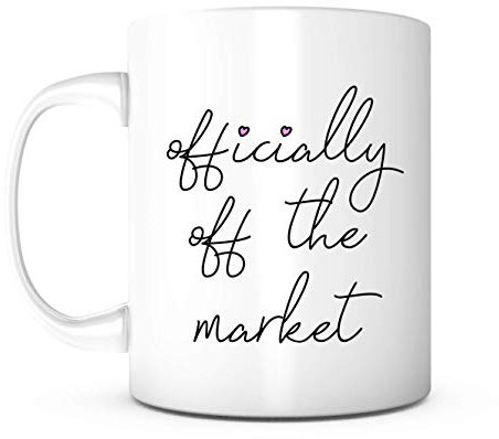 Regalo di fidanzamento ufficiale fuori dal mercato, tazza di fidanzamento, regalo per sposo, tazza da caffè per sposo, tazza per fidanzato, tazza per matrimonio, regalo di nozze, futuro marito, futuro