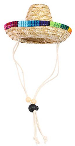 POPETPOP Sombrero Hut Hund Kostüm Chihuahua Kleidung mexikanischer Sommer Party Dekoration