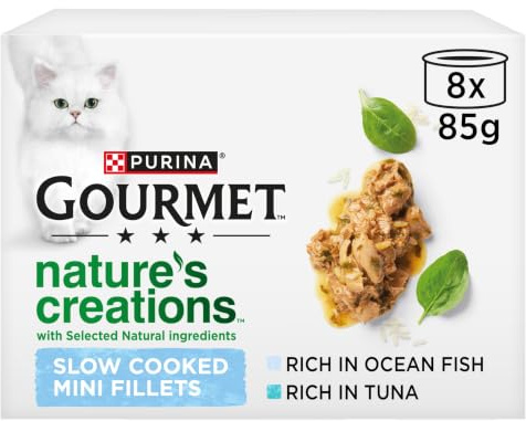 GOURMET Nature's Creations Fish Wet Cat Food 8x85g