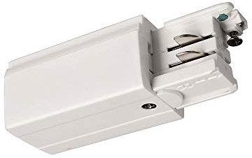 Zubehör für 3-Phasen-Schienensystem D LINE - elektrischer Einspeiser Rechts, 220-240V AC/50-60Hz, Weiß