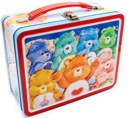 AQUARIUS Care Bears Fun Box – Stabile Aufbewahrungsbox aus Blech mit Kunststoffgriff und geprägter Frontabdeckung – Offiziell lizenzierte Care Bears Merchandise & Sammlerstücke Geschenke