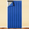 ADASP Thermal Insulated Door Curtains Blackout Room Darkening Panels Screen Door Soundproof Curtains Blue Grommet Doorway Curtain for Home Patio Garage Pet Friendly Easy Install Tieback Include