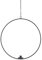 Gift Company Kerzenhalter Ring Eisen Ø 45 cm schwarz