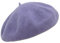 MELEGARI Baskenmütze für Damen | 100% Wolle | Margie Beret | Made in EU, Lila 481, One size