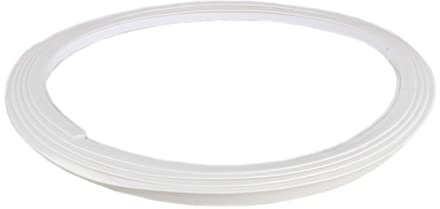 2.4m Weather Stripping Seal Strip For Doors, Wardrobe And Cupboard, Cabinet Door Gap Filling, Wardrobe Door Sealing Strip Can Buffer, Keep Cleaning And Dry (Color : White, Size : 2.4m)